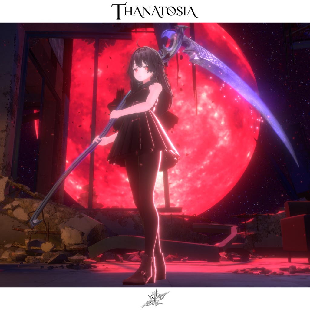 期間限定セール開催中【オリジナル3D大鎌モデル】-Thanatosia-【MA対応・抜刀ギミック搭載】