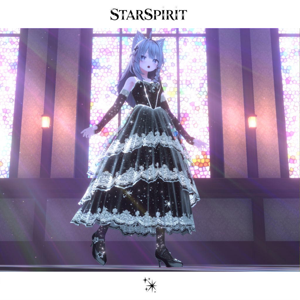 期間限定セール開催中【3D衣装】Star Spirit【MA対応・複数アバター/カラーバリエーションあり】