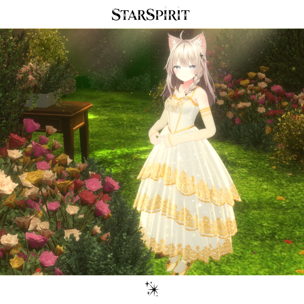 期間限定セール開催中【3D衣装】Star Spirit【MA対応・複数アバター/カラーバリエーションあり】