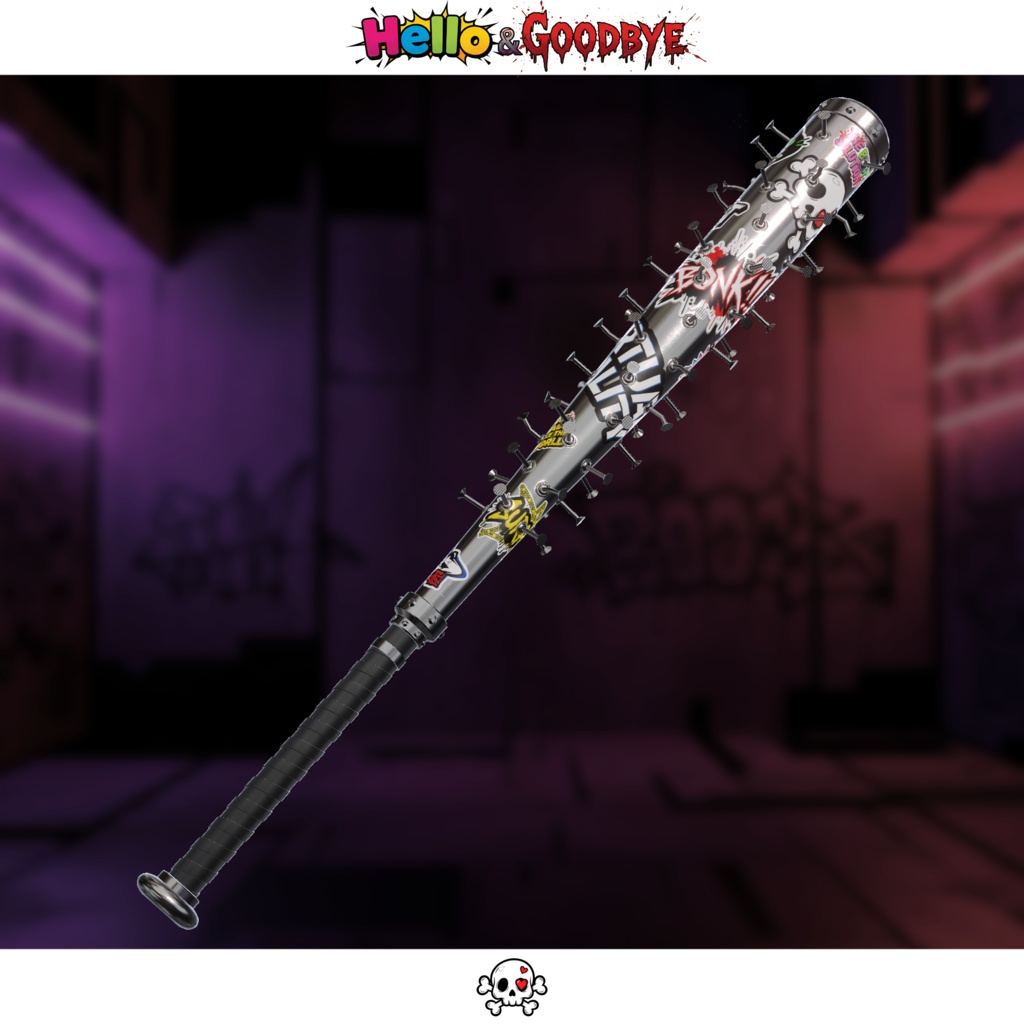 期間限定セール開催中【オリジナル3D釘バット】-Hello&Goodbye-