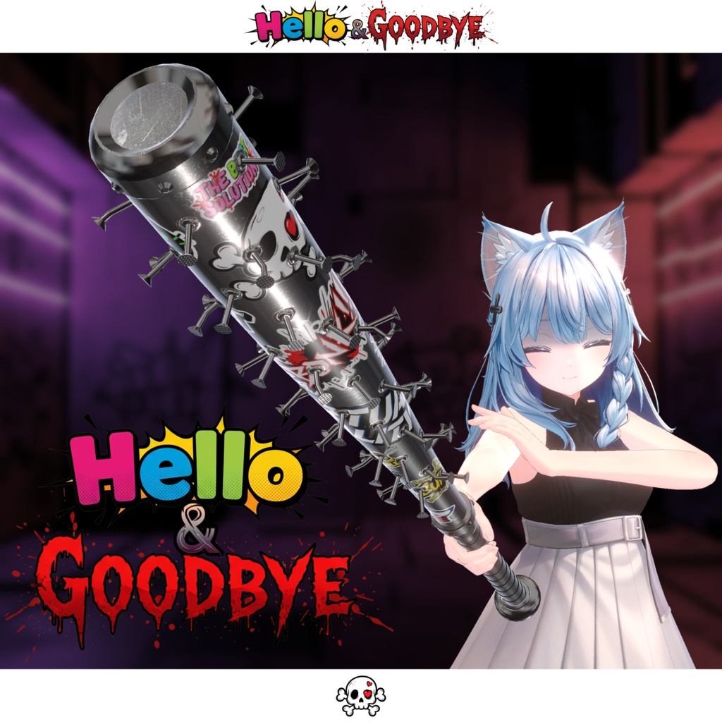 期間限定セール開催中【オリジナル3D釘バット】-Hello&Goodbye-