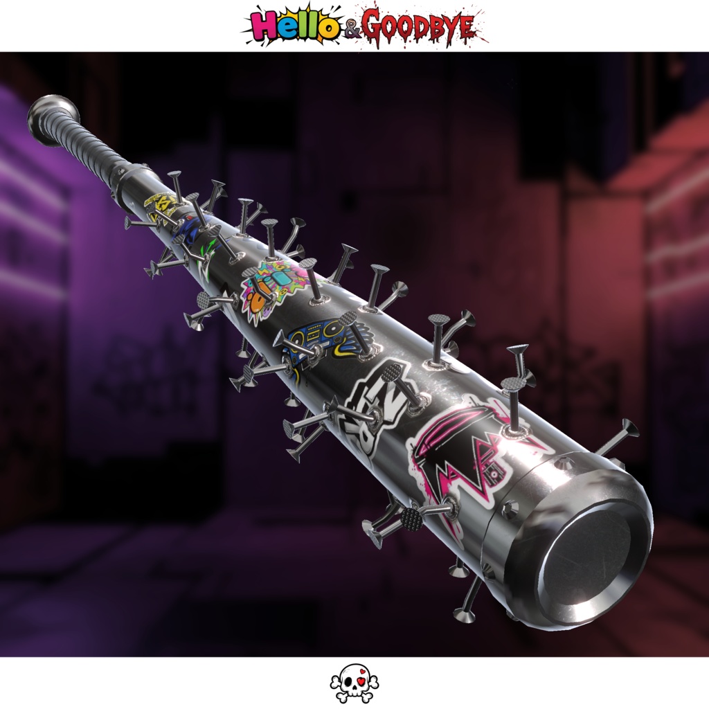 期間限定セール開催中【オリジナル3D釘バット】-Hello&Goodbye-