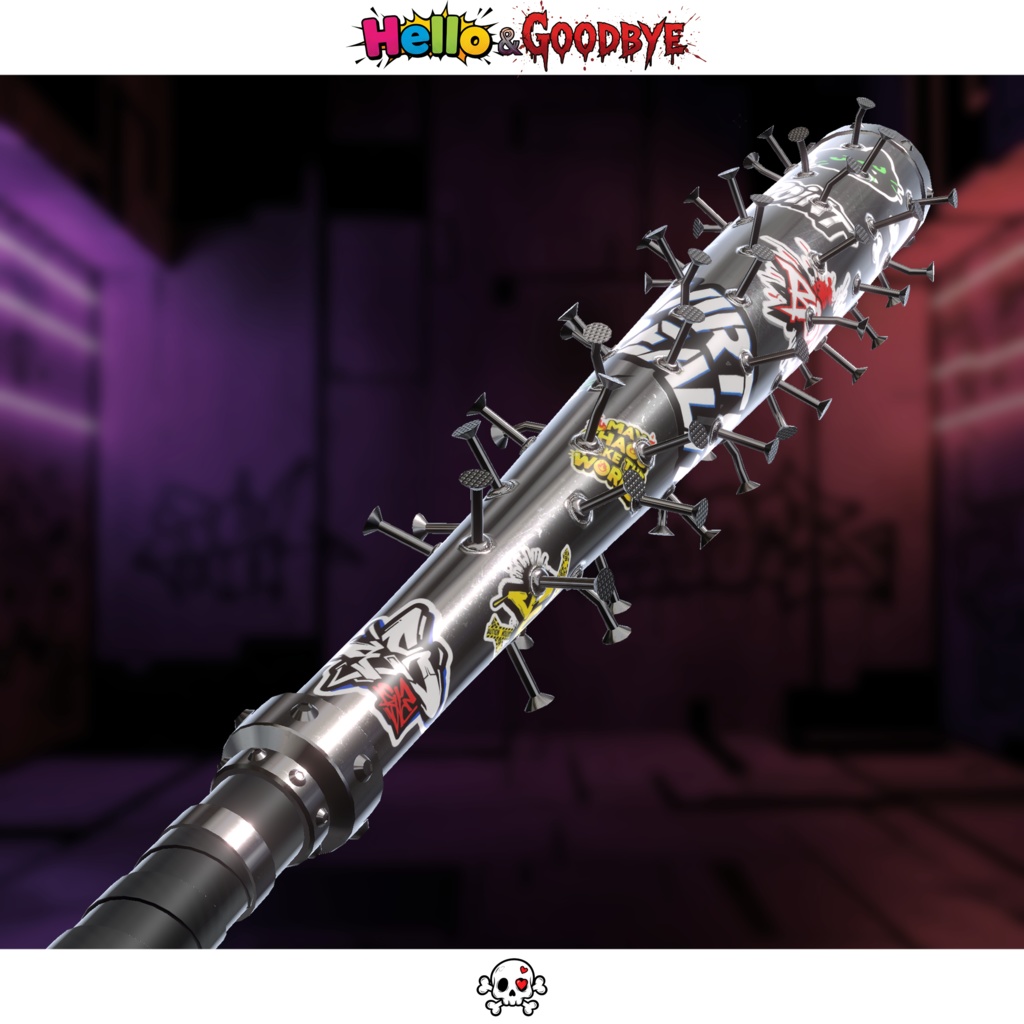 期間限定セール開催中【オリジナル3D釘バット】-Hello&Goodbye-