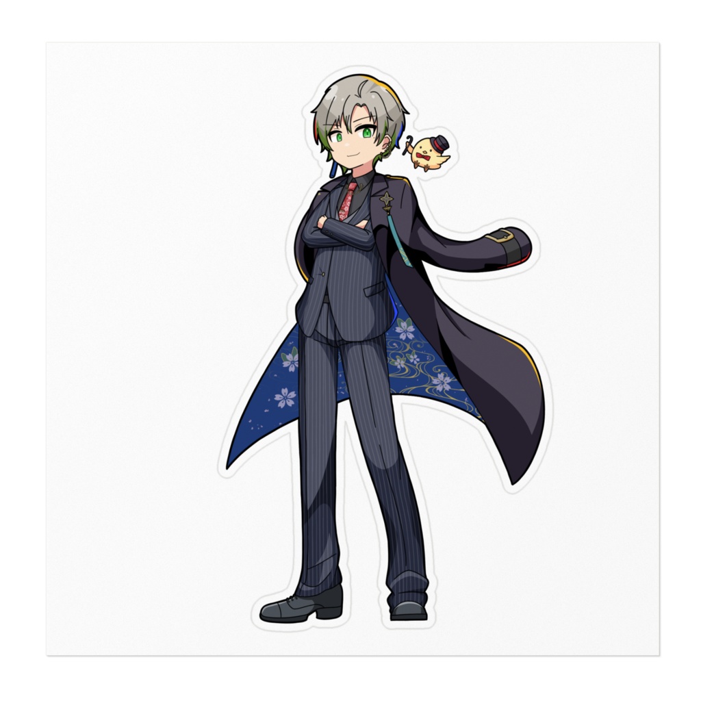 【桐海めかぶ】ステッカーA(160mm/100mm)