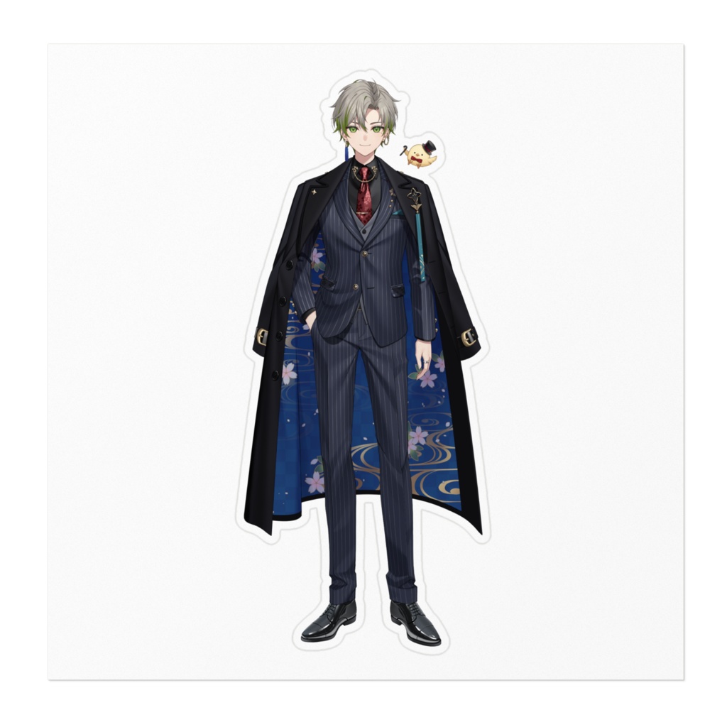 【桐海めかぶ】ステッカーC(160mm/100mm)