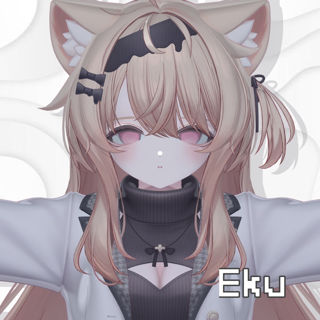 【8アバター対応】鼻のハイライト