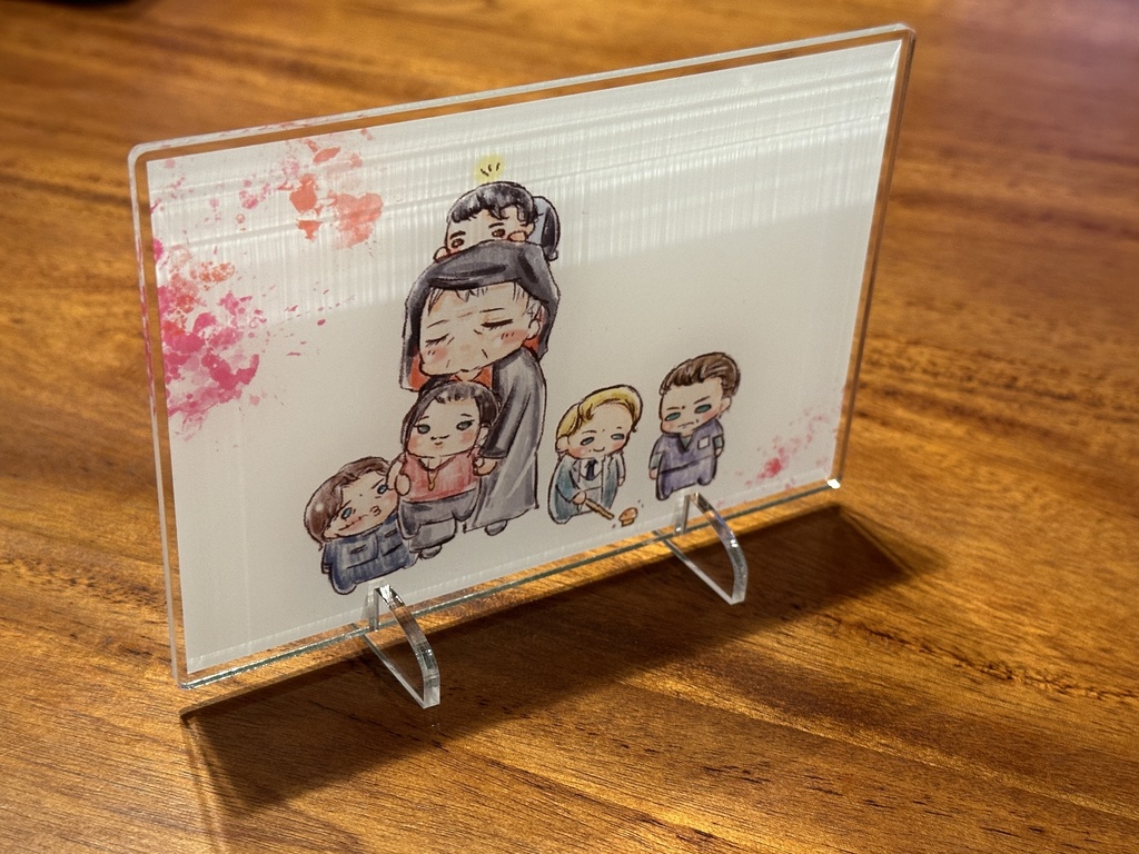 ゆるのこ アクリルメモスタンド