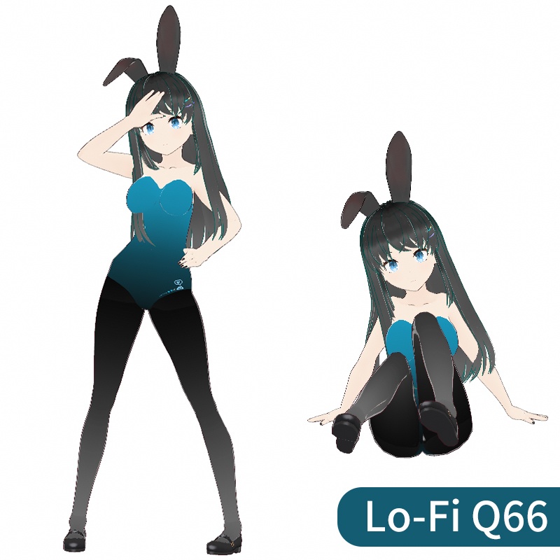VR向けアバターモデル「Lo-Fi Q66」