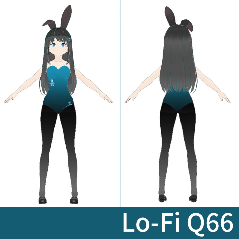 VR向けアバターモデル「Lo-Fi Q66」