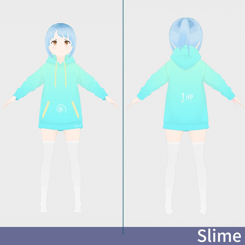VR向けアバターモデル「Slime」