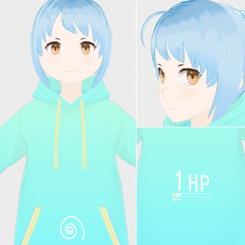 VR向けアバターモデル「Slime」