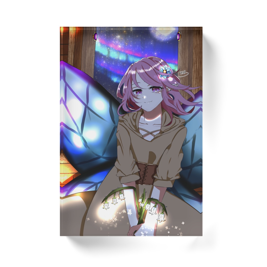 妖精さんアクリルブロック