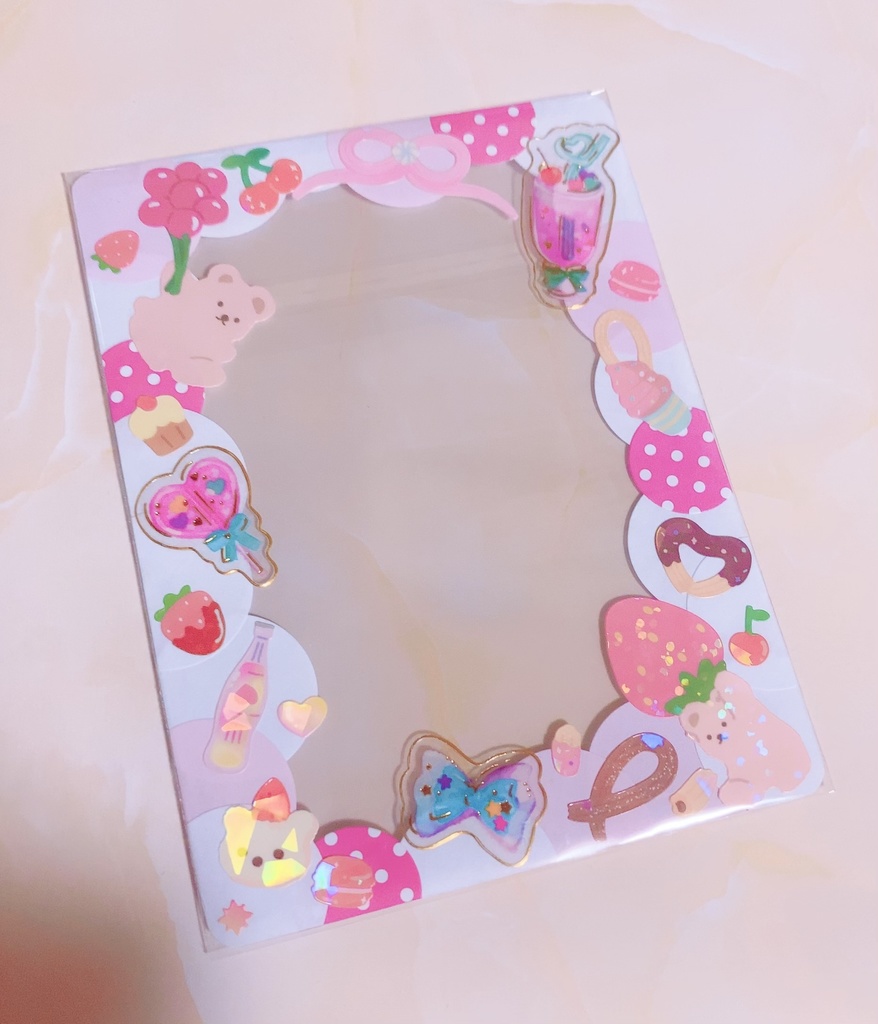 硬質ケースデコ ステッカー B8サイズ