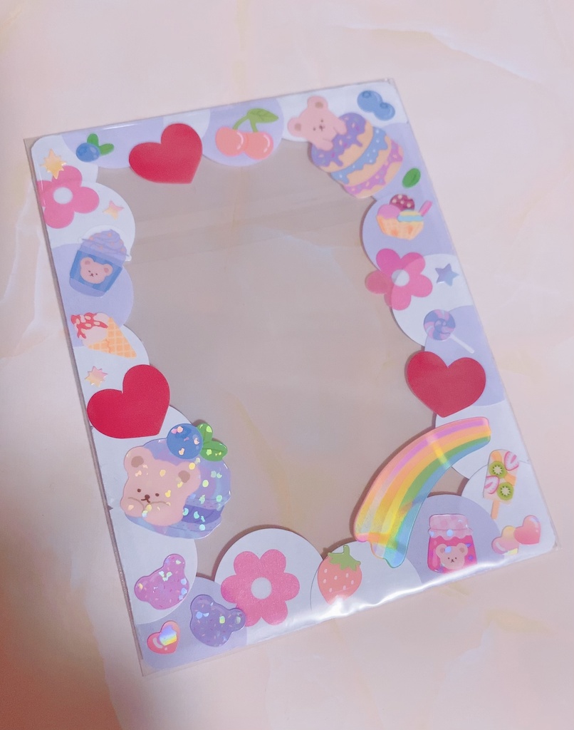 硬質ケースデコ ステッカー B8サイズ