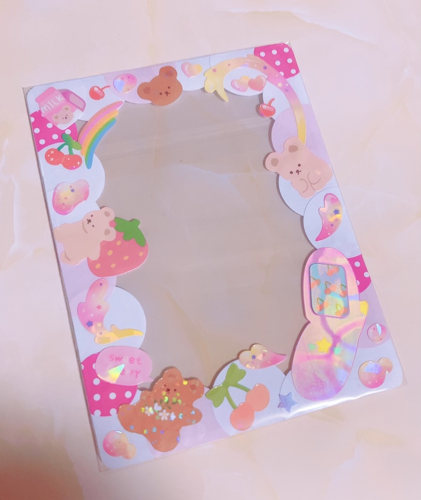 硬質ケースデコ ステッカー B8サイズ