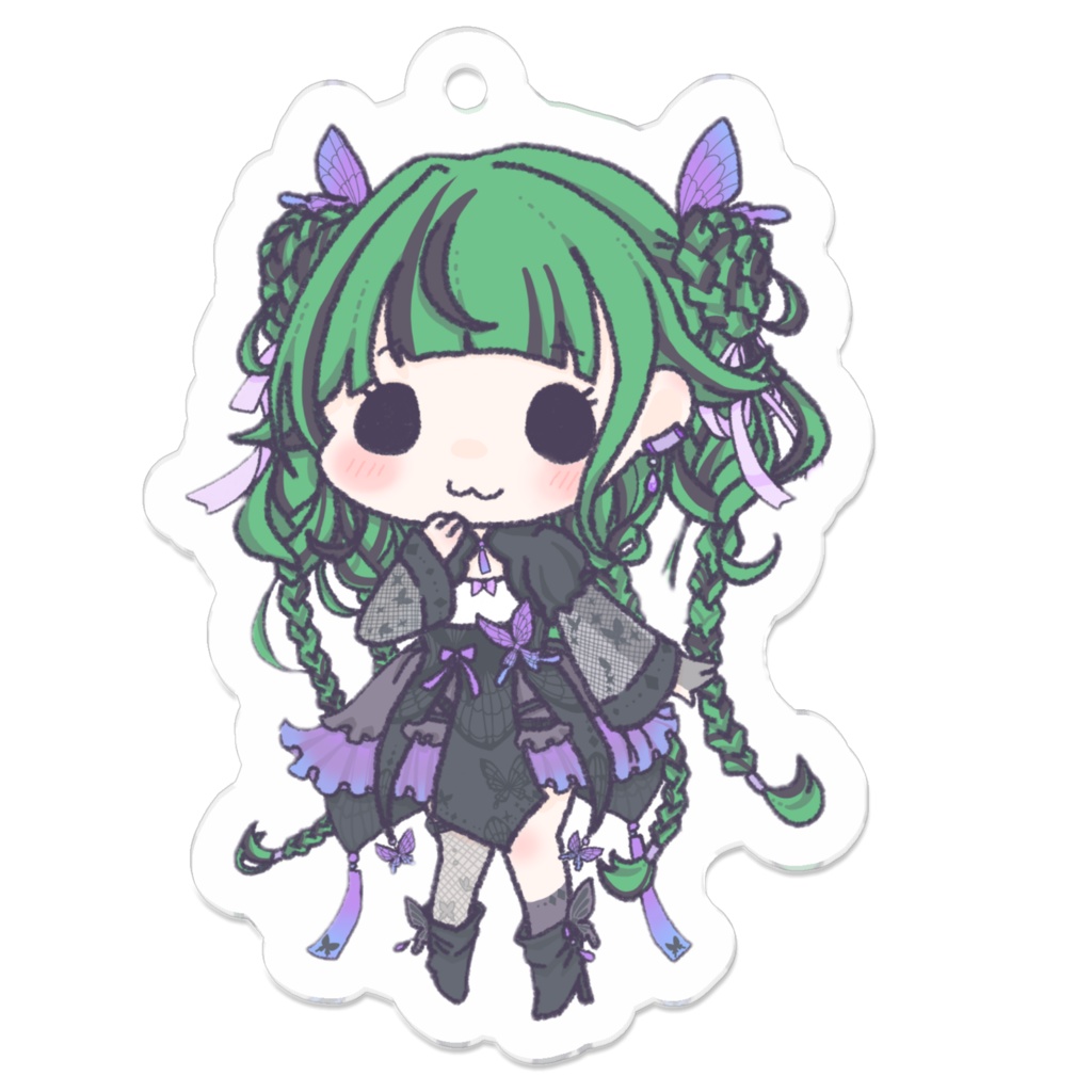 ゆるチャイナなニトちゃんアクキー