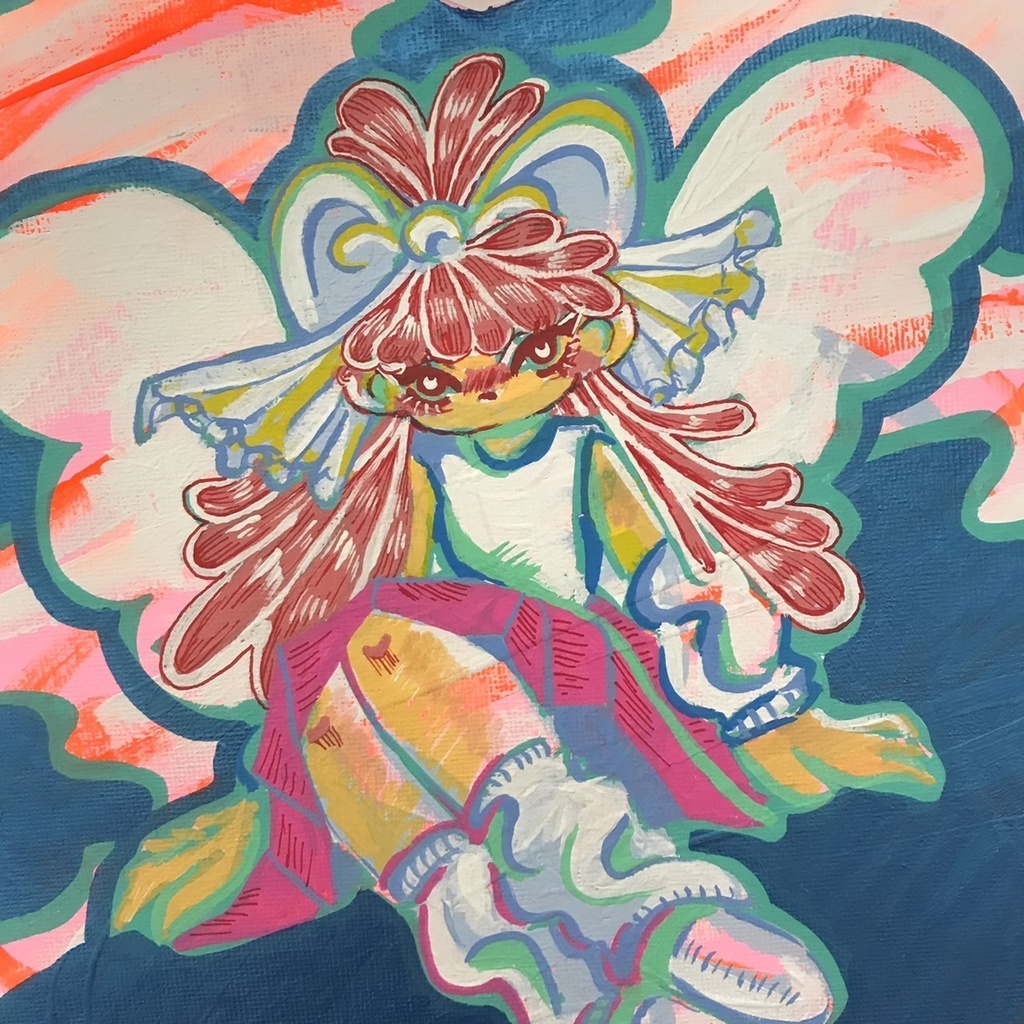 『彼女』キャンバスアート