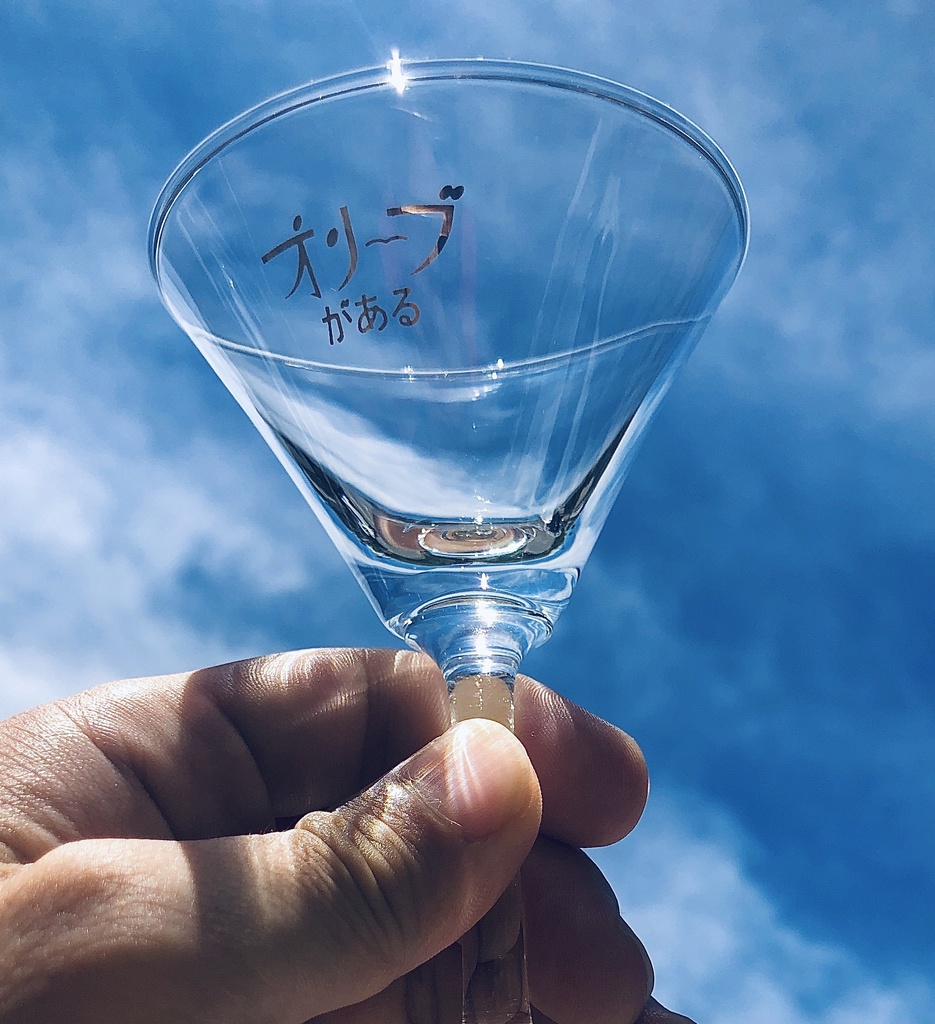 カクテルグラス 実写ロゴ オリーブがあるの専門店 Booth