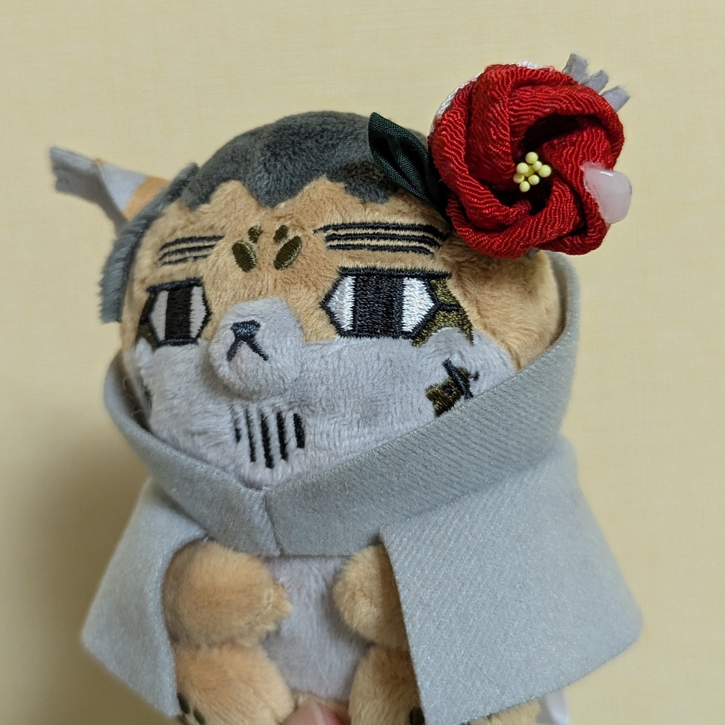 【クリップ】sgo概念寒椿（つまみ細工）