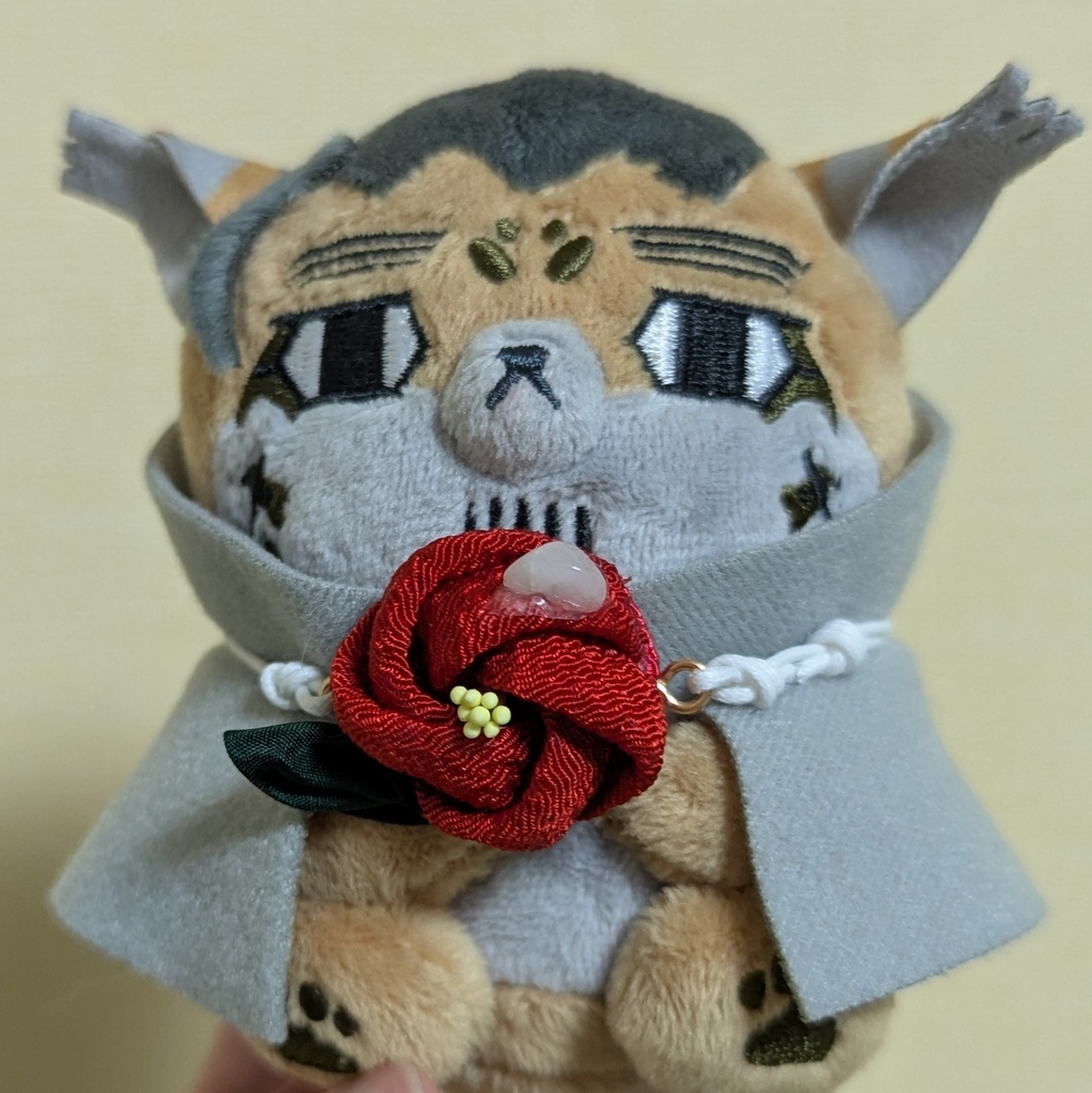 【紐】sgo概念寒椿（つまみ細工）