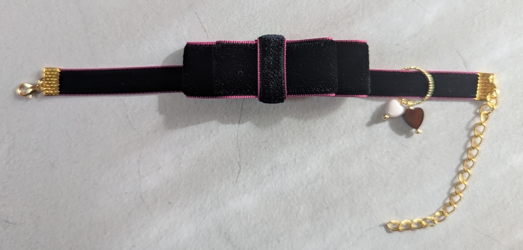 バレンタインリボン🎀ネイビー×ピンク