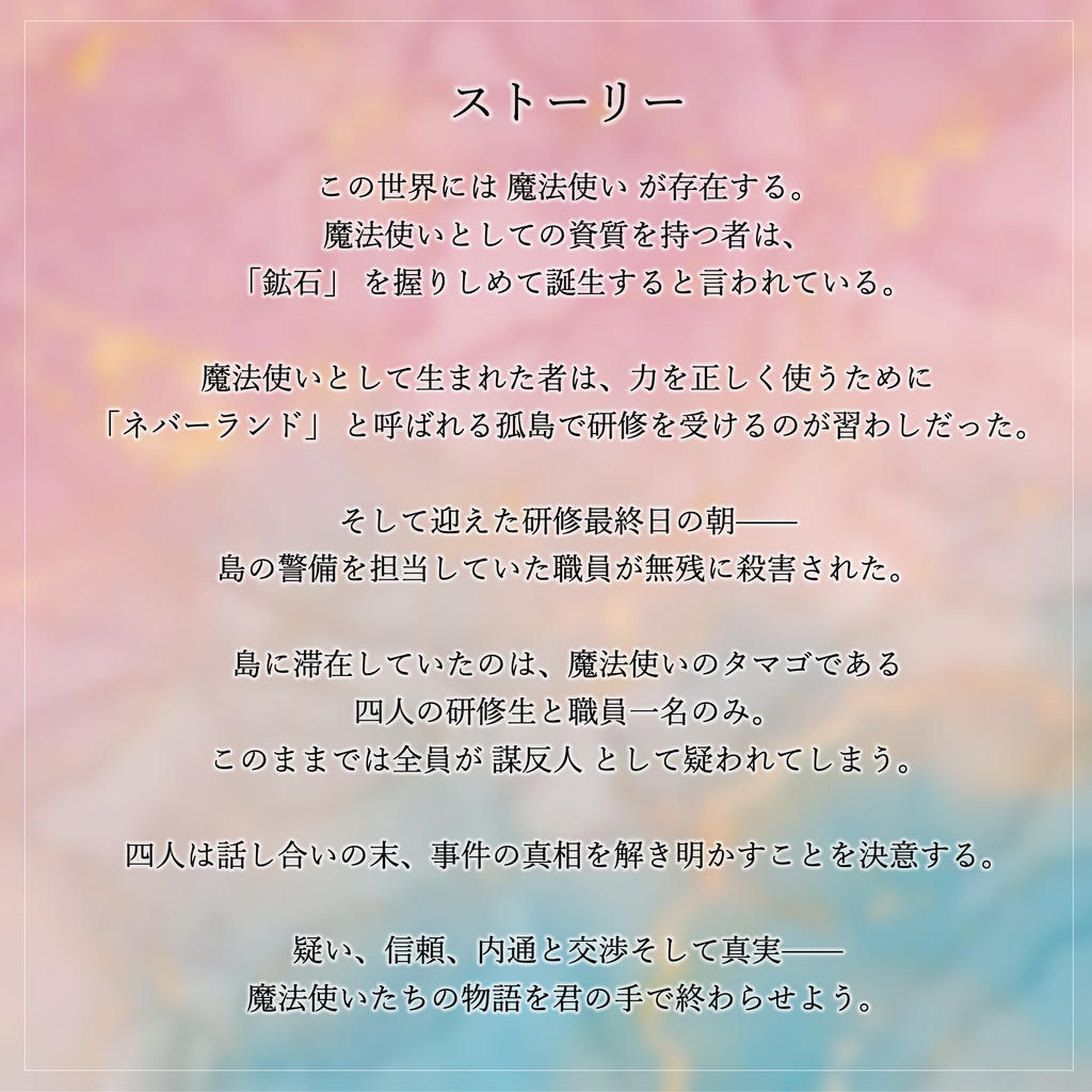 【マーダーミステリー】アクルックスになりたくて