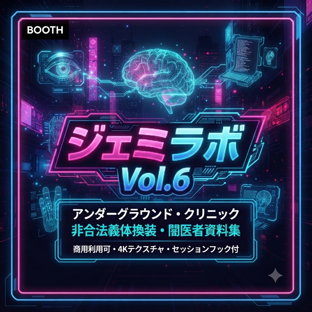 ​[Gemini Lab Vol.6] アンダーグラウンド・クリニック：非合法義体換装・闇医者資料集
