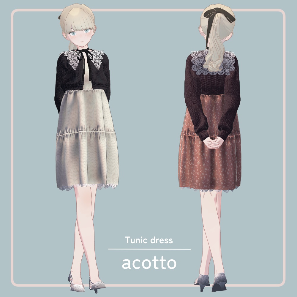 【VRC想定衣装】Tunic dress-チュニックワンピース-【Lapwing】