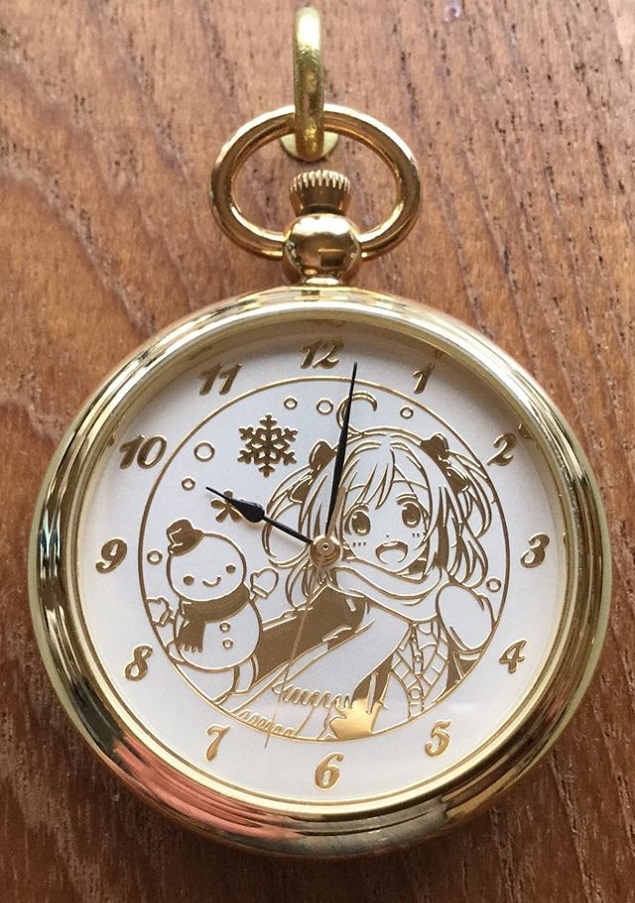 頒布終了 オリジナル懐中時計 冬デザイン ゆず 特製box 箱色変更あり Crown Times Booth