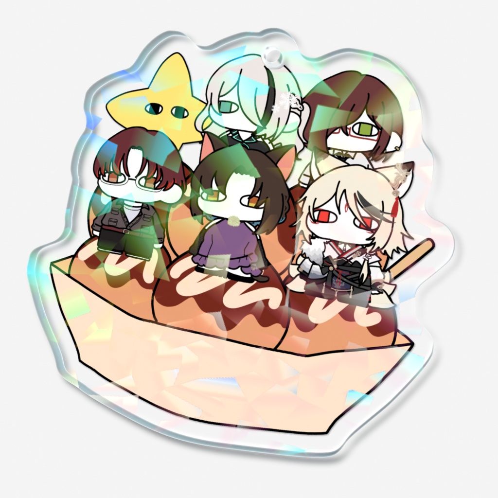 なにともホログラムキーチャーム