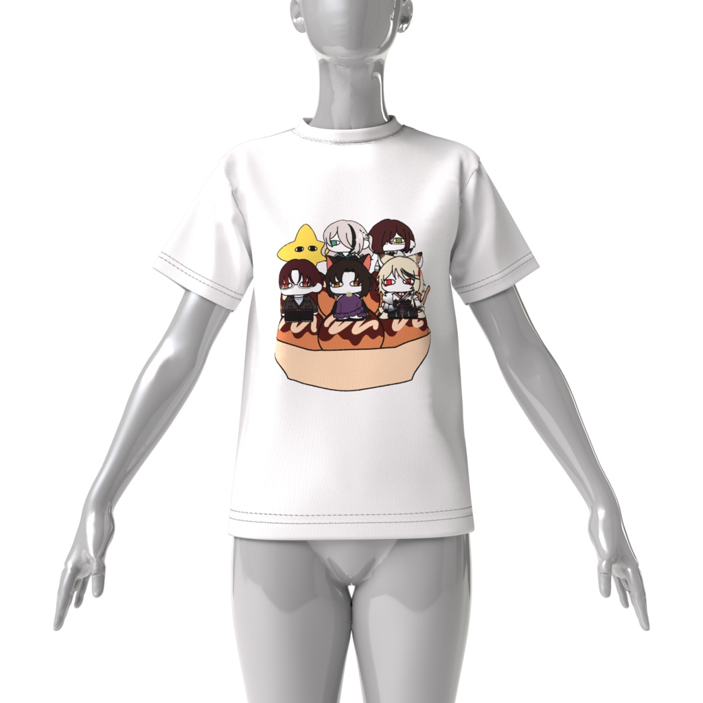 なにともビッグプリントTシャツ