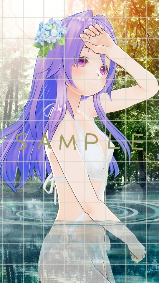 【スマフォ壁紙①】水浴びアンヌ