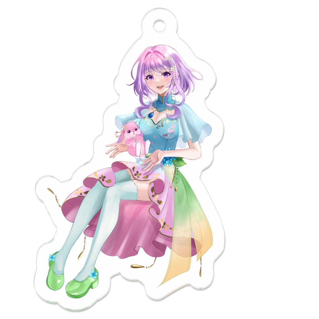 紫陽花アンヌ キービジュアルアクキー
