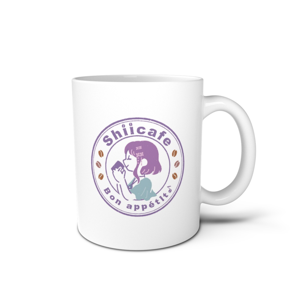 シイカフェをイメージしたマグカップ