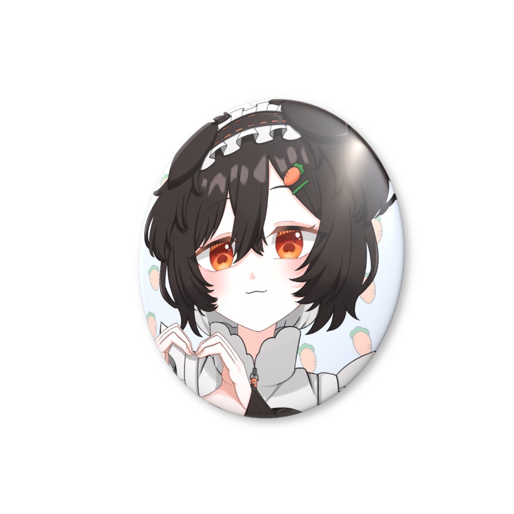 くろりね。缶バッジ