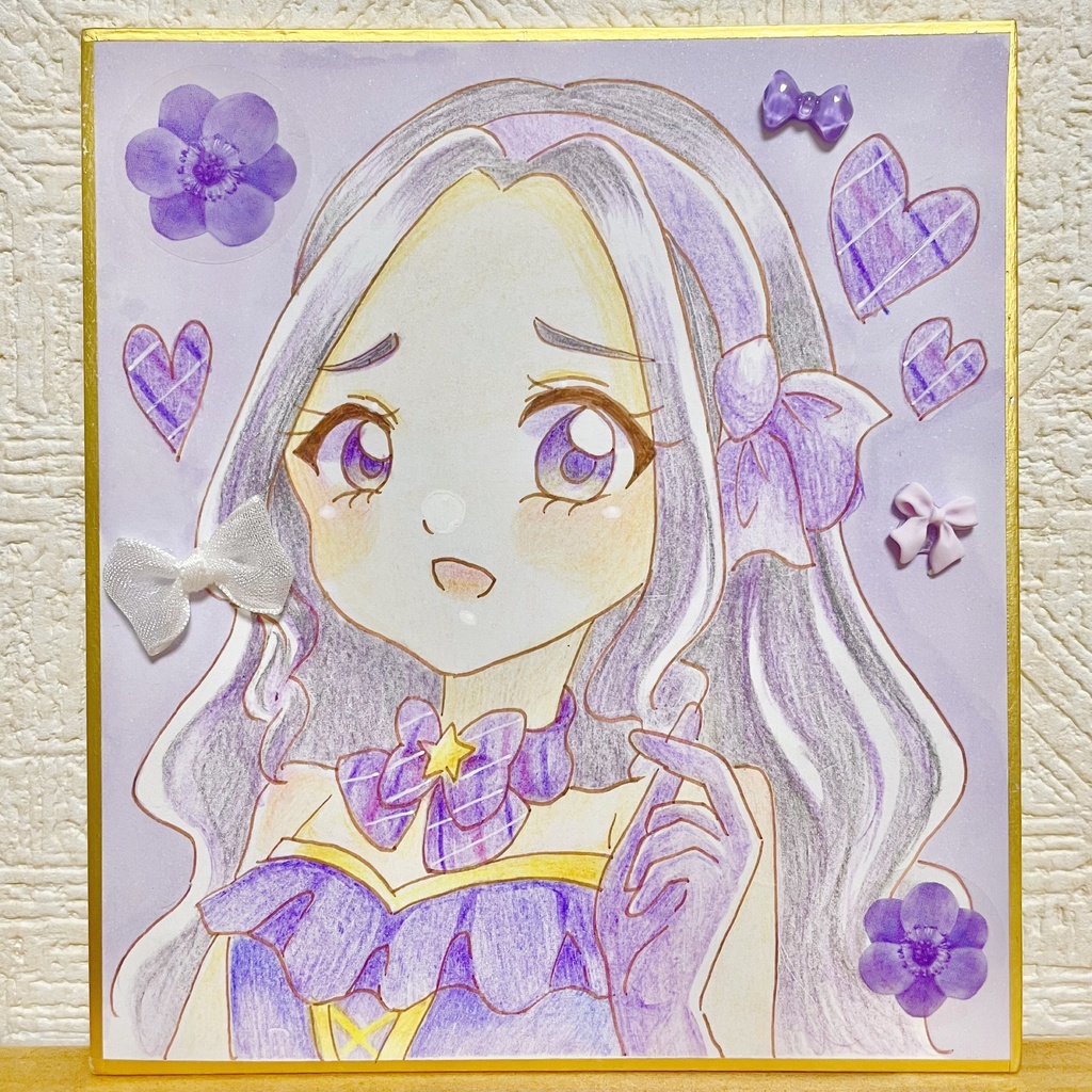 白樺リサ　色紙