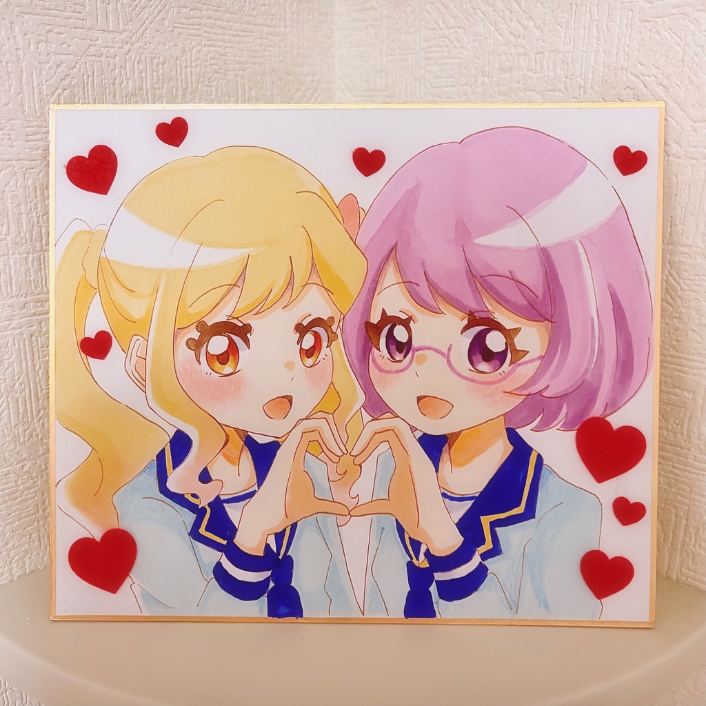 ゆめ&小春　色紙