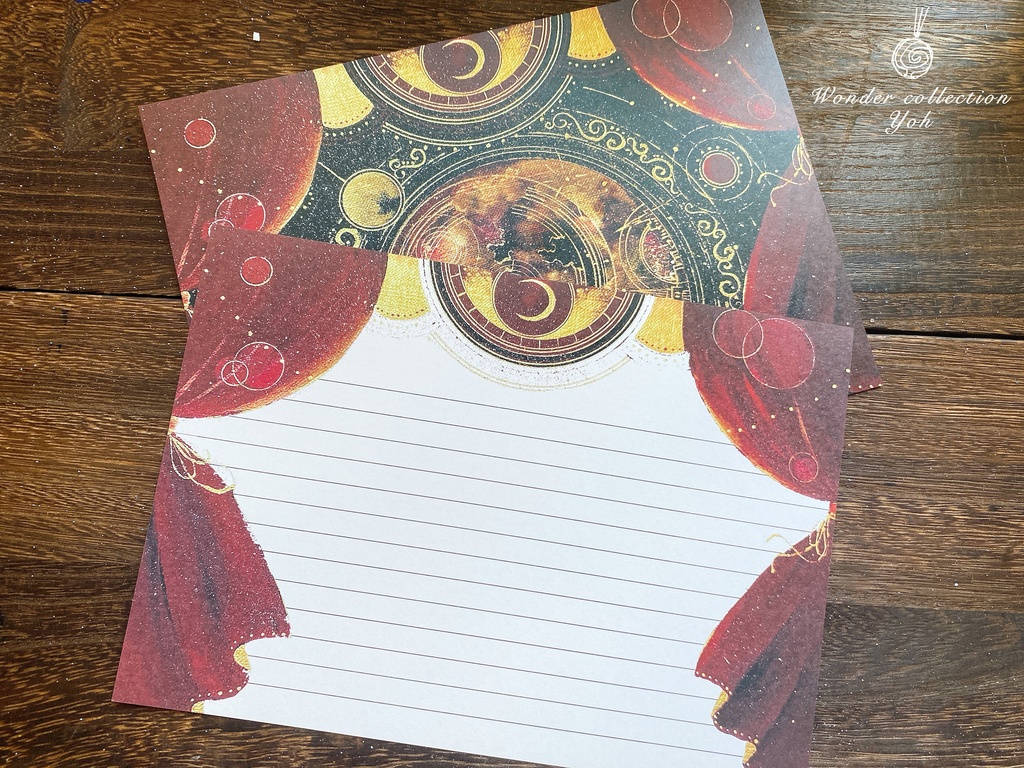 ♦︎レターセット♦︎紅月のカーニバル