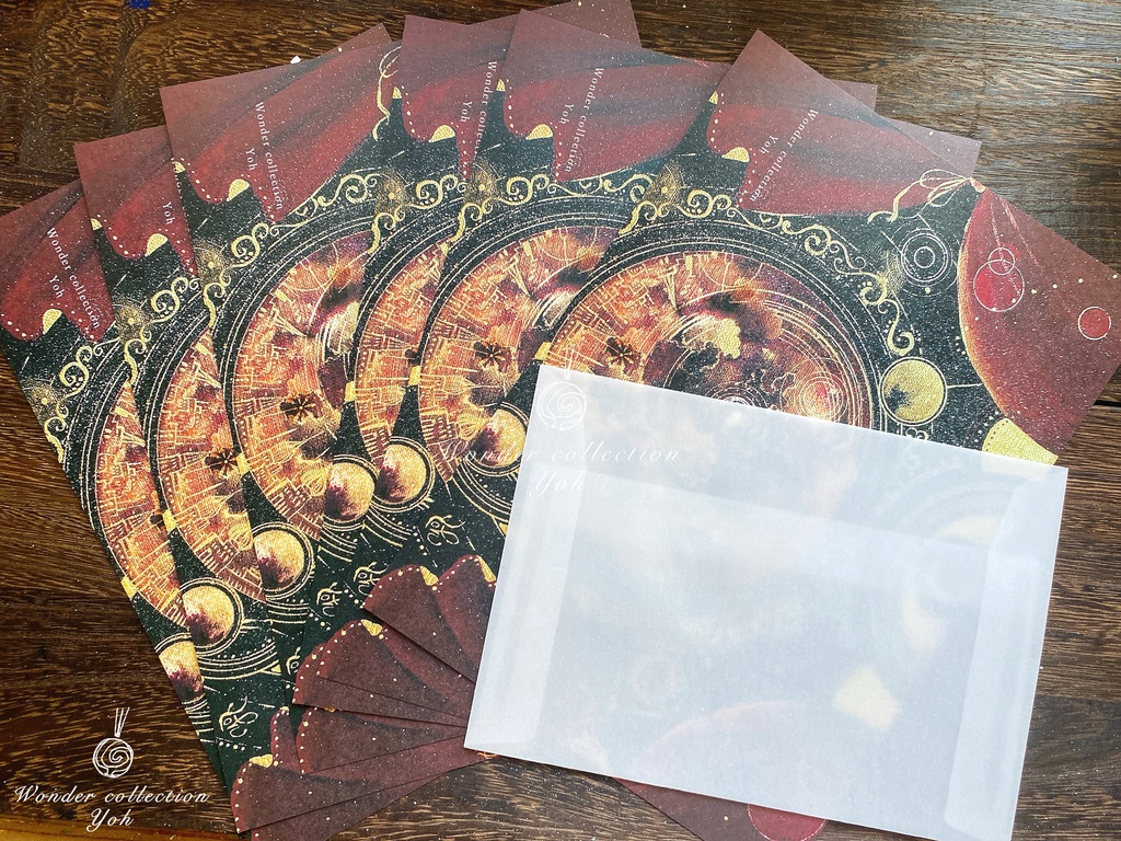 ♦︎レターセット♦︎紅月のカーニバル