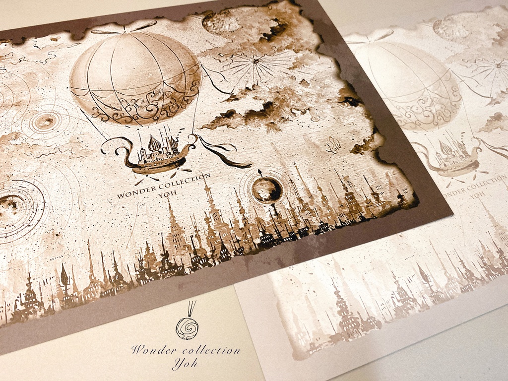 ♦︎A4レターセット♦︎紫雲の魔法・帯なし