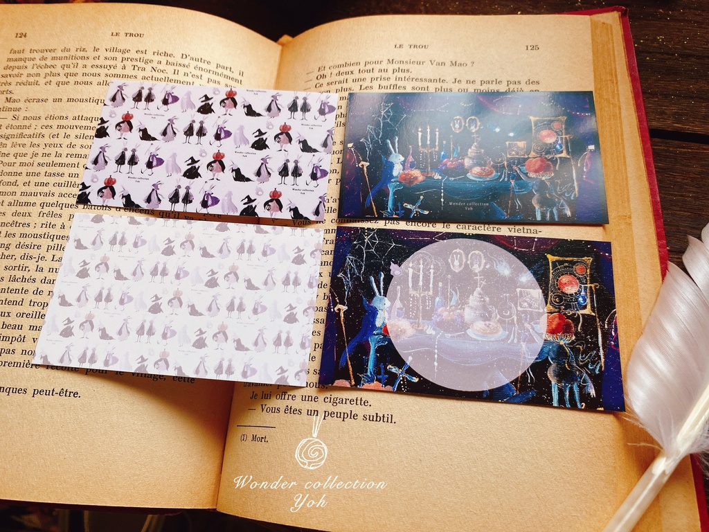 ♢ハロウィンメッセージカード♢名刺サイズ