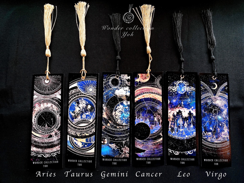 【タッセル付き】12星座Bookmark🌙