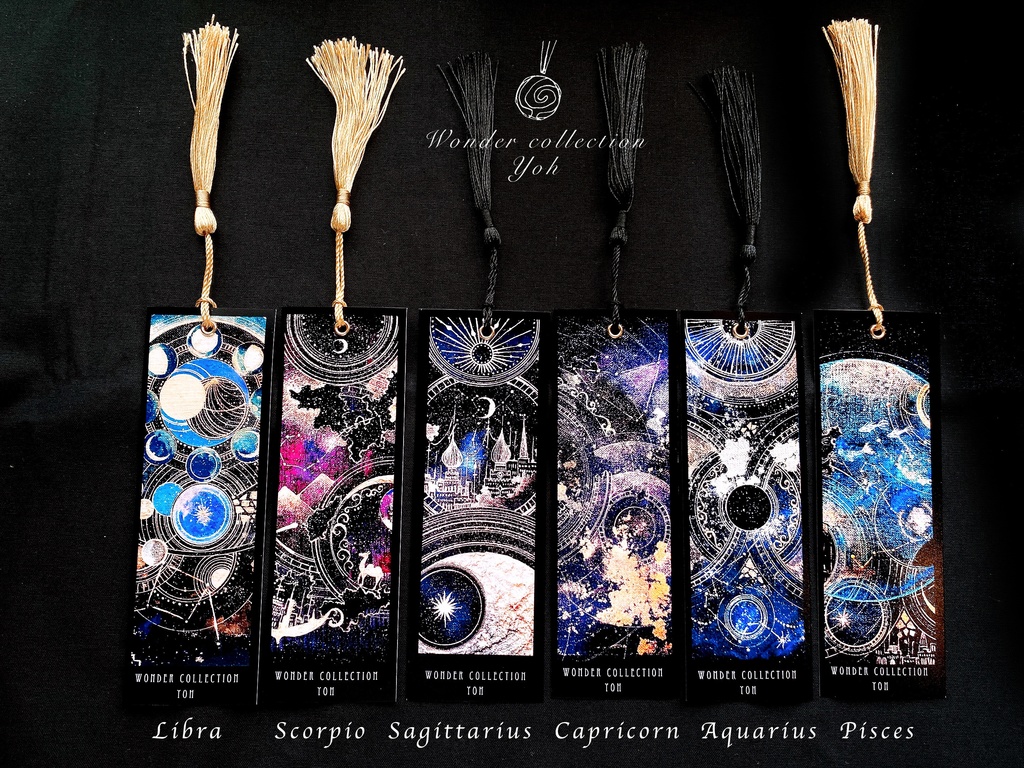 【タッセル付き】12星座Bookmark🌙