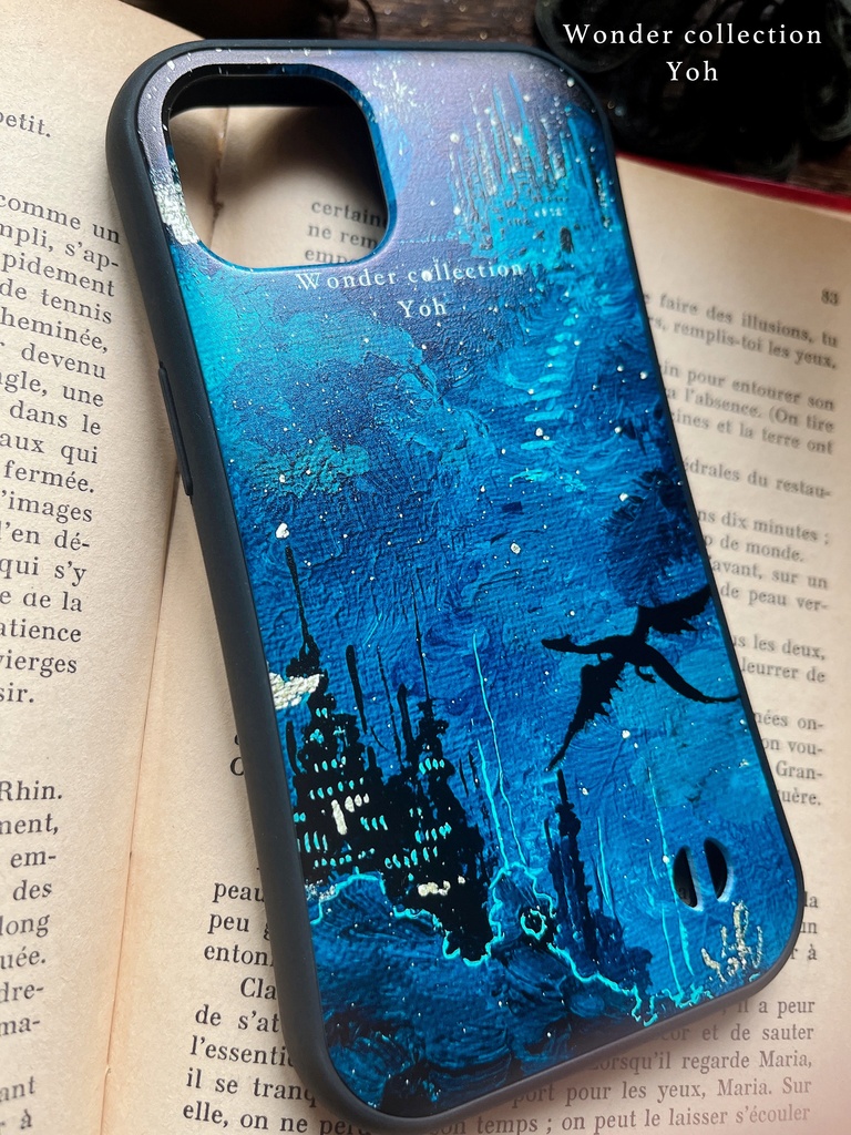 【衝撃に強いグリップケース】iPhoneケース 〈ドラゴンの夢〉