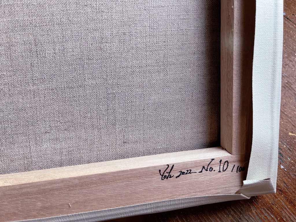 【-幻の海宙-】複製キャンバス F3サイズ