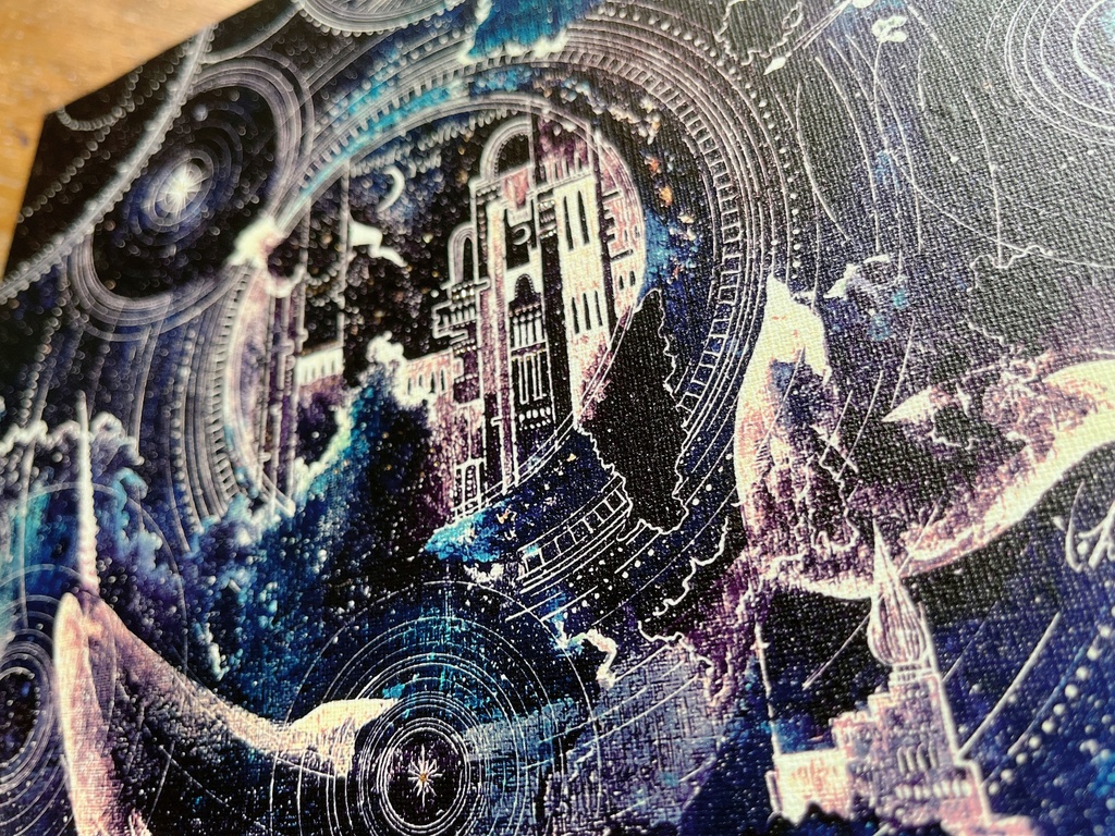 【-幻の海宙-】複製キャンバス F3サイズ