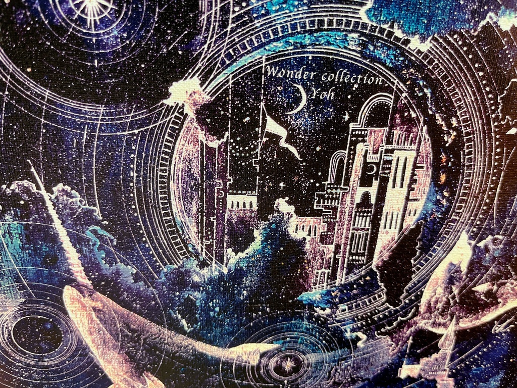 【-幻の海宙-】複製キャンバス F3サイズ