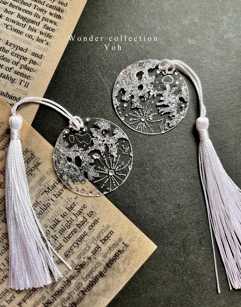 【箔押し】小さい満月のBookmark=こちらは小さい方です=🌕再販