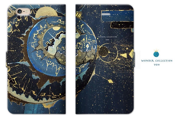 水星の街　iPhoneケース手帳型