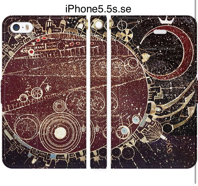 火星の街 iPhoneケース手帳型